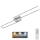 Brilo - LED-himmennyskattokruunu FRAME 2xLED/20W/230V 2700-5000K + kauko-ohjaus