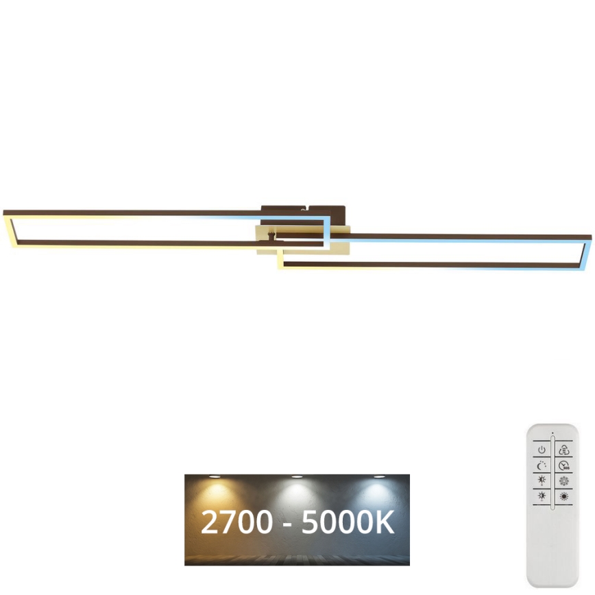 Brilo - LED-himmennyskattokruunu FRAME 2xLED/20W/230V 2700-5000K + kauko-ohjaus