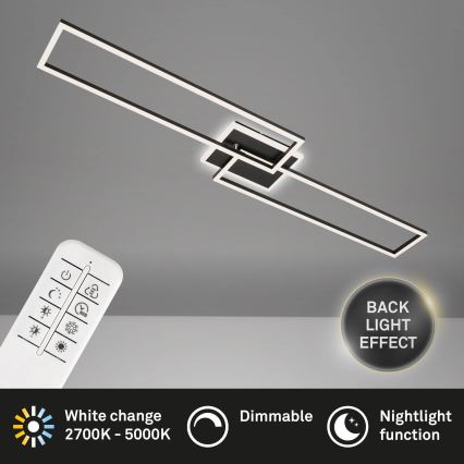 Brilo - LED-himmennyskattokruunu FRAME 2xLED/20W/230V 2700-6500K + kauko-ohjaus
