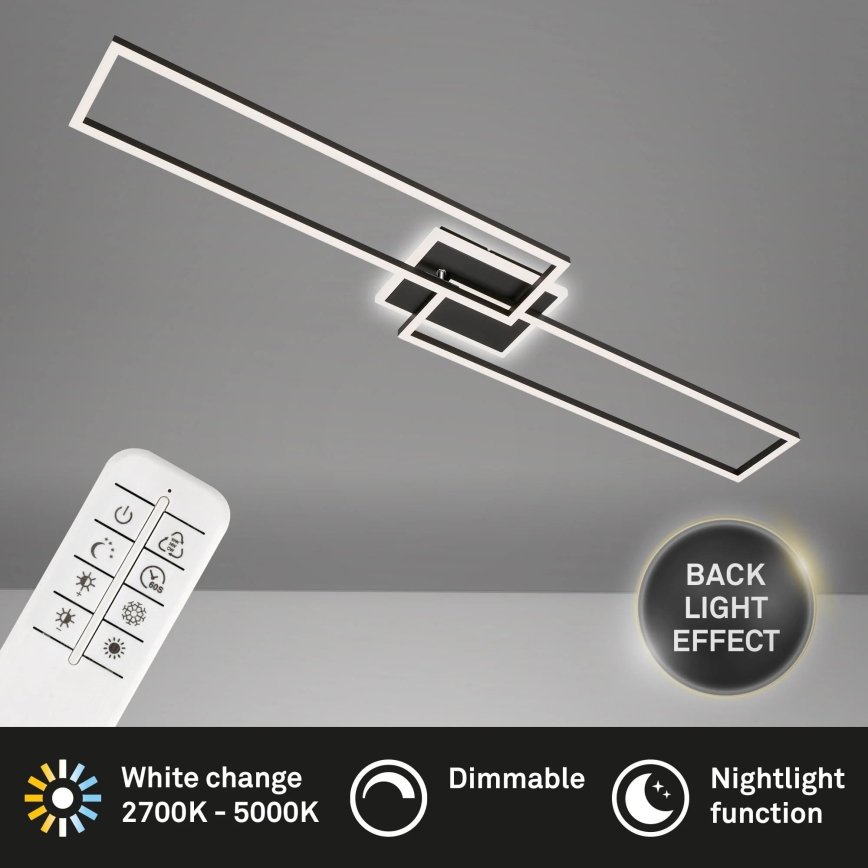 Brilo - LED-himmennyskattokruunu FRAME 2xLED/20W/230V 2700-6500K + kauko-ohjaus