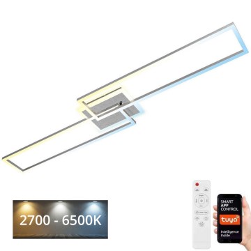 Brilo - LED-himmennyskattokruunu FRAME 2xLED/20W/230V 2700-6500K Wi-Fi Tuya + kauko-ohjaus