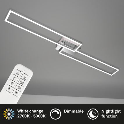 Brilo - LED-himmennyskattokruunu FRAME 2xLED/20W/230V 2700-5000K + kauko-ohjaus
