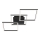 Brilo - LED-himmennyskattokruunu FRAME LED/30W/230V