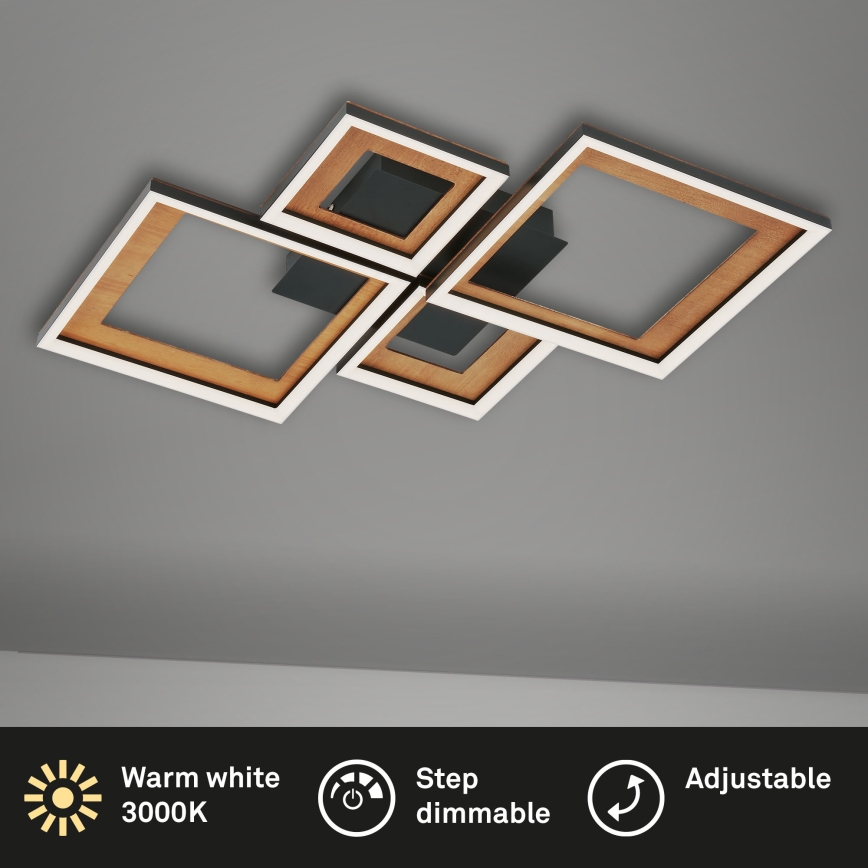 Brilo - LED-himmennyskattokruunu FRAME LED/38W/230V
