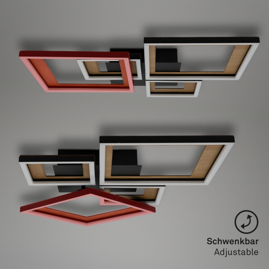 Brilo - LED-himmennyskattokruunu FRAME LED/38W/230V