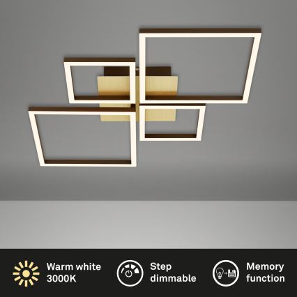Brilo - LED-himmennyskattokruunu FRAME LED/44W/230V