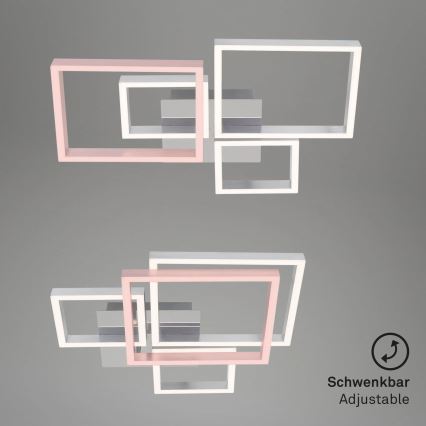 Brilo - LED-himmennyskattokruunu FRAME LED/44W/230V