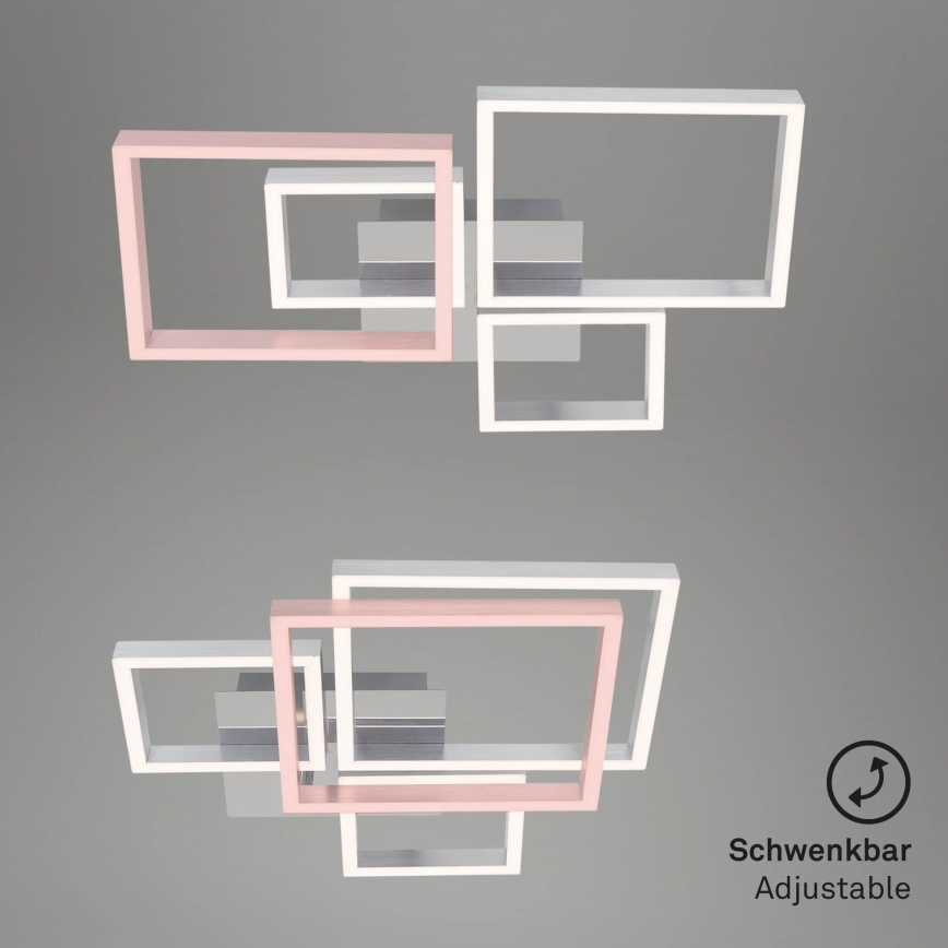 Brilo - LED-himmennyskattokruunu FRAME LED/44W/230V