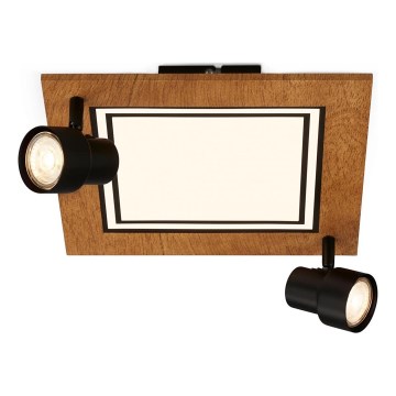 Brilo - LED-kattovalaisin LED/12W/230V + 2xGU10/9W 3000K