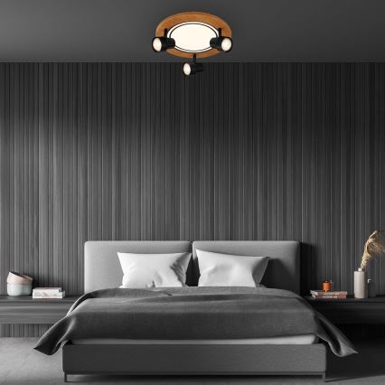 Brilo - LED-kattovalaisin LED/12W/230V + 3xGU10/9W 3000K