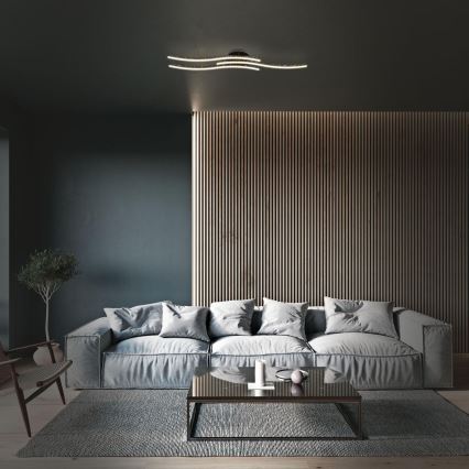 Brilo - LED-kattovalaisin LED/19W/230V 3000K musta