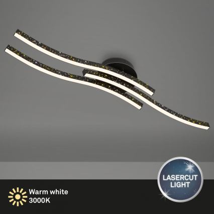 Brilo - LED-kattovalaisin LED/19W/230V 3000K musta
