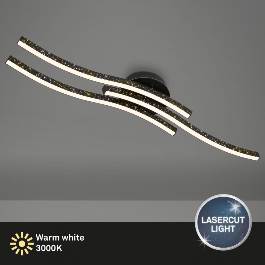 Brilo - LED-kattovalaisin LED/19W/230V 3000K musta