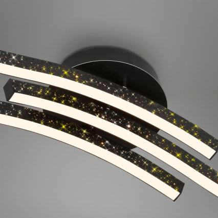 Brilo - LED-kattovalaisin LED/19W/230V 3000K musta
