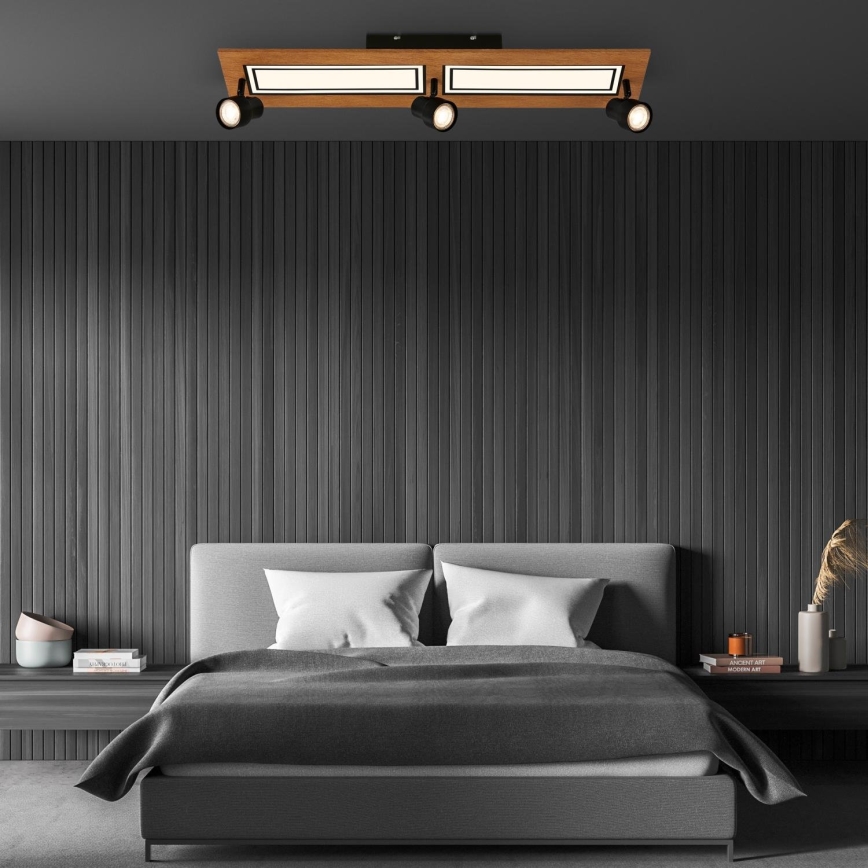 Brilo - LED-kattovalaisin LED/24W/230V + 3xGU10/9W 3000K