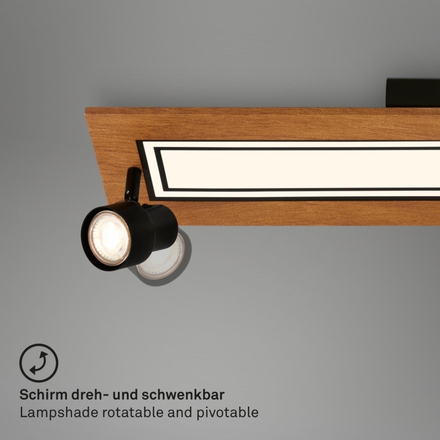 Brilo - LED-kattovalaisin LED/24W/230V + 3xGU10/9W 3000K