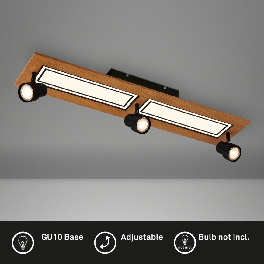 Brilo - LED-kattovalaisin LED/24W/230V + 3xGU10/9W 3000K