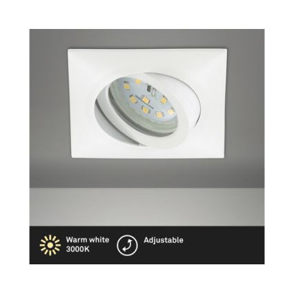 Brilo - LED Kylpyhuoneen upotettava valo LED/5W/230V IP23 valkoinen