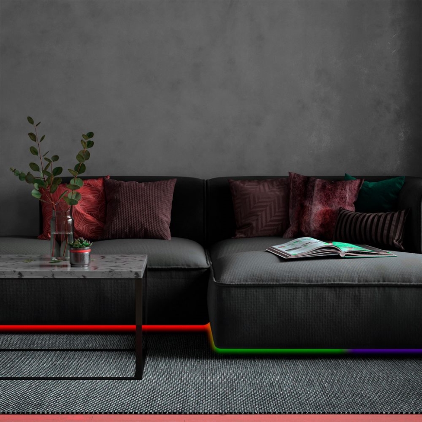 Brilo - LED RGB Himmennettävä nauha 11,5m LED/24W/230V + kauko-ohjaus
