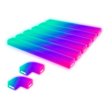Brilo - LED RGBIC Himmennettävä magneettinen kevyt kisko Älykäs LED/24W/230V Wi-Fi Tuya