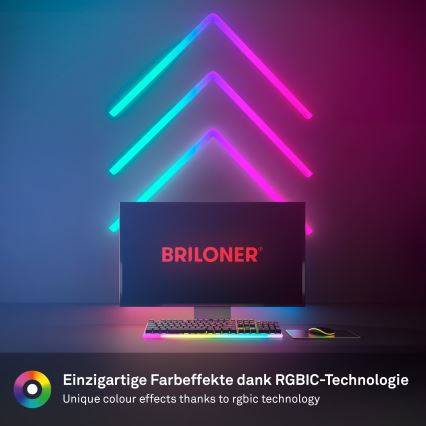 Brilo - LED RGBIC Himmennysvalo kisko Älykäs LED/24W/230V Wi-Fi Tuya