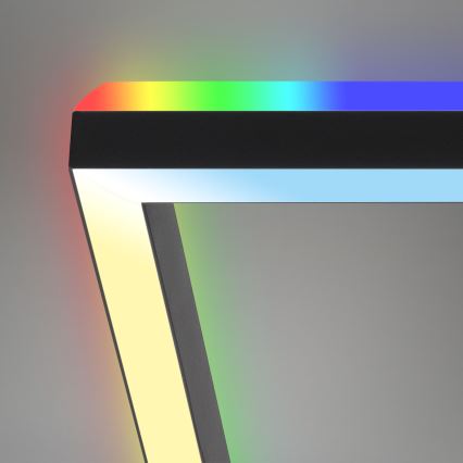 Brilo - LED RGBW Himmennettävä kiinteä kattokruunu FRAME LED/18W/230V 2700-6500K + kauko-ohjaus
