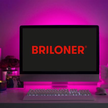 Brilo - LED RGBW Himmennettävä nauha 6,5m LED/24W/230V + kauko-ohjaus