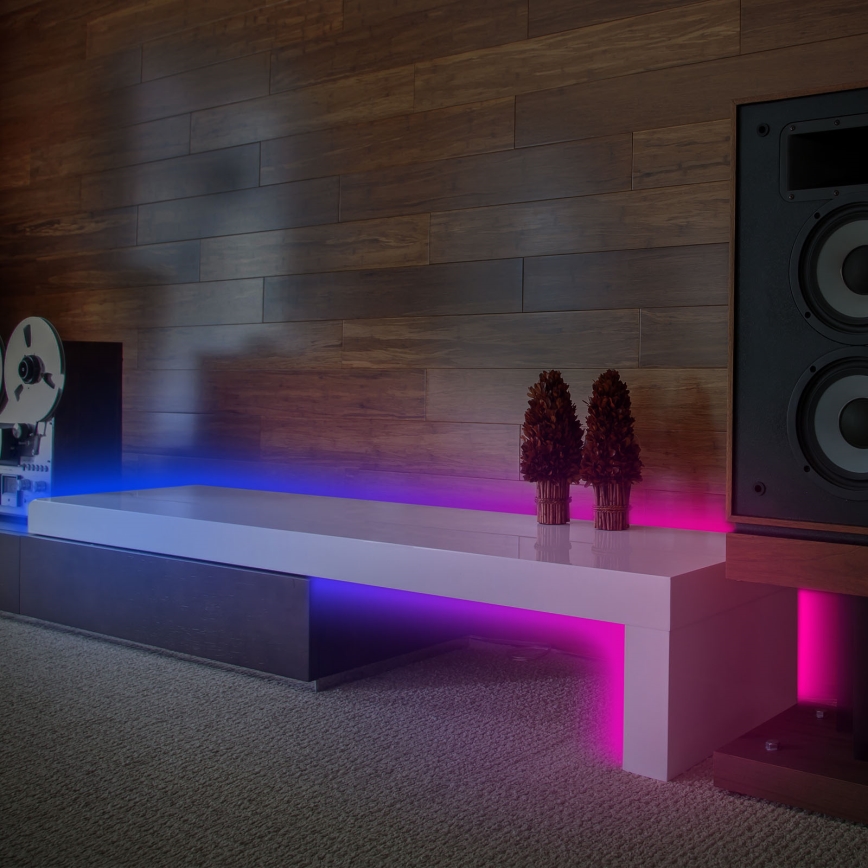 Brilo - LED RGBW himmennettävä nauha MUSIC 6,65m LED/18W/230V Wi-Fi Tuya + kaukosäädin