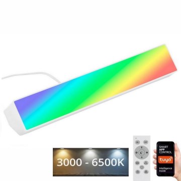 Brilo - LED RGBW Himmennettävä pöytävalaisin LED/9W/230V 3000-6500K Wi-Fi Tuya + kauko-ohjaus