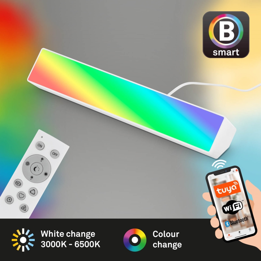 Brilo - LED RGBW Himmennettävä pöytävalaisin LED/9W/230V 3000-6500K Wi-Fi Tuya + kauko-ohjaus