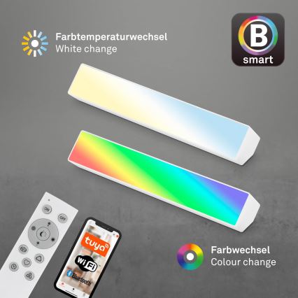 Brilo - LED RGBW Himmennettävä pöytävalaisin LED/9W/230V 3000-6500K Wi-Fi Tuya + kauko-ohjaus