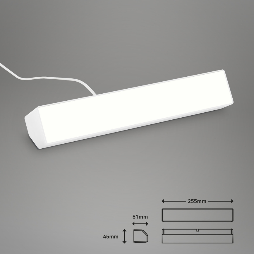 Brilo - LED RGBW Himmennettävä pöytävalaisin LED/9W/230V 3000-6500K Wi-Fi Tuya + kauko-ohjaus