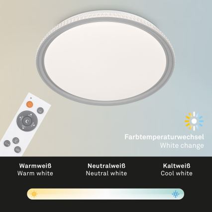 Brilo - LED RGB himmennettävä kattovalaisin LED/40W/230V 3000-6500K + kaukosäädin