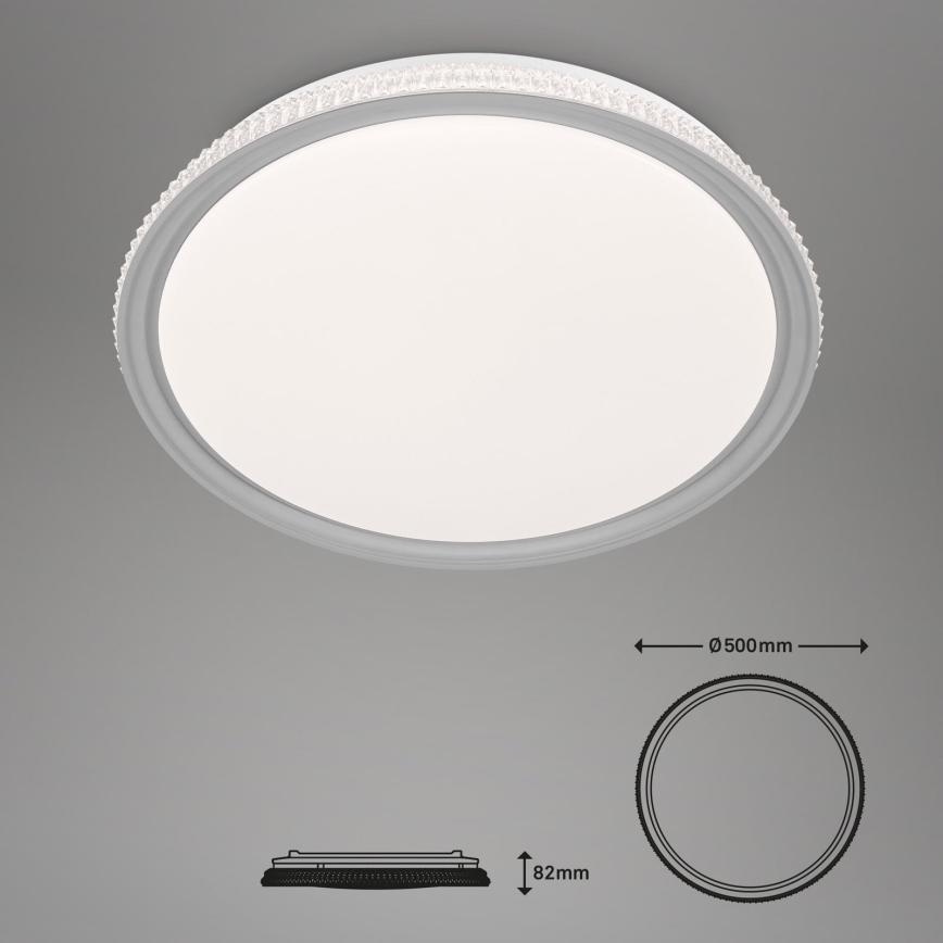 Brilo - LED RGB himmennettävä kattovalaisin LED/40W/230V 3000-6500K + kaukosäädin