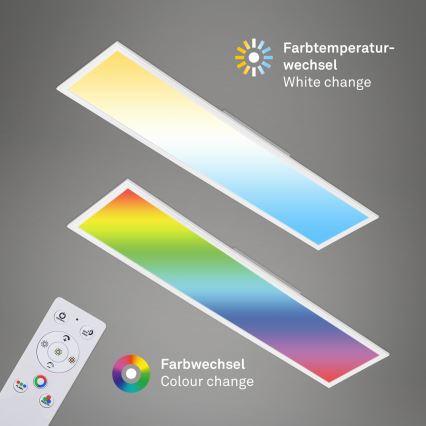 Brilo - RGBW Himmennettävä kattovalaisin SLIM LED/40W/230V 3000-6500K + kauko-ohjaus