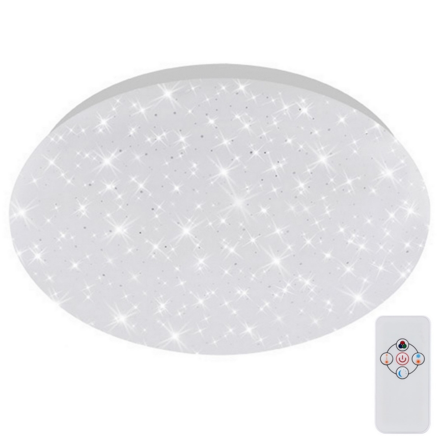 Brilo - RGBW Himmennettävä kattovalaisin STARRY SKY LED/10W/230V + kauko-ohjaus