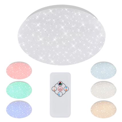 Brilo - RGBW Himmennettävä kattovalaisin STARRY SKY LED/10W/230V + kauko-ohjaus