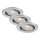 Brilo - SETTI 3x LED-himmennettävä kylpyhuoneen uppovalaisin DIMM LED/5,5W/230V IP23 mattakromi