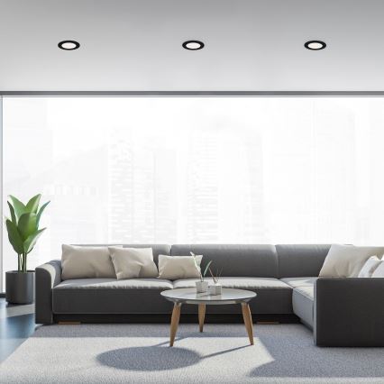 Brilo - SETTI 3x LED Kylpyhuoneen upotettava valo FLAT LED/7W/230V IP44