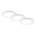 Brilo - SETTI 3x LED Kylpyhuoneen upotettava valo LED/4W/230V IP44 3000/4000K valkoinen