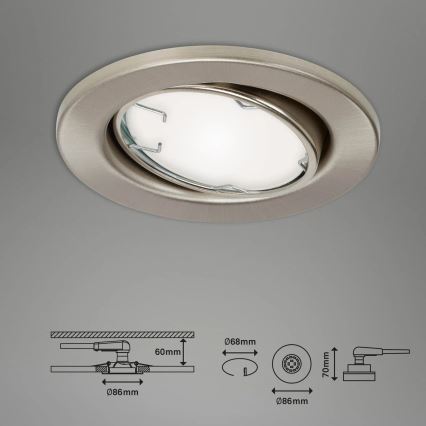 Brilo - SETTI 3x LED RGBW Himmennettävä kylpyhuonevalo 1xGU10/4,9W/230V 2700-6500K Wi-Fi Tuya IP23 + kauko-ohjaus