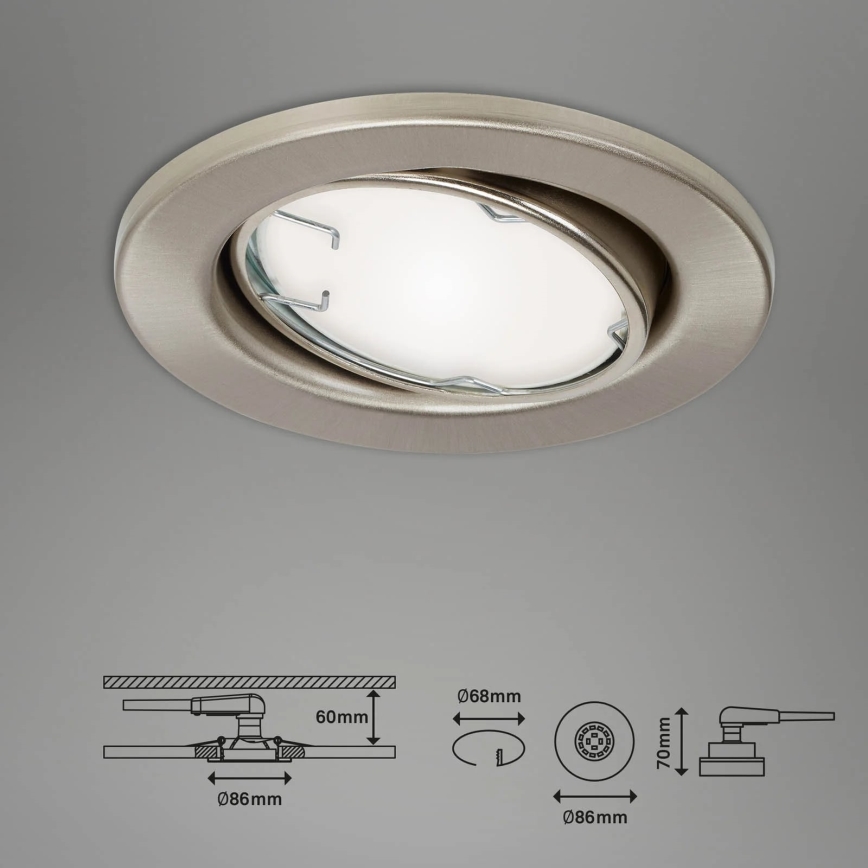 Brilo - SETTI 3x LED RGBW Himmennettävä kylpyhuonevalo 1xGU10/4,9W/230V 2700-6500K Wi-Fi Tuya IP23 + kauko-ohjaus