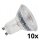Briloner 0548-003 - SETTI 10x LED-polttimo GU10/3,5W/230V 3000K