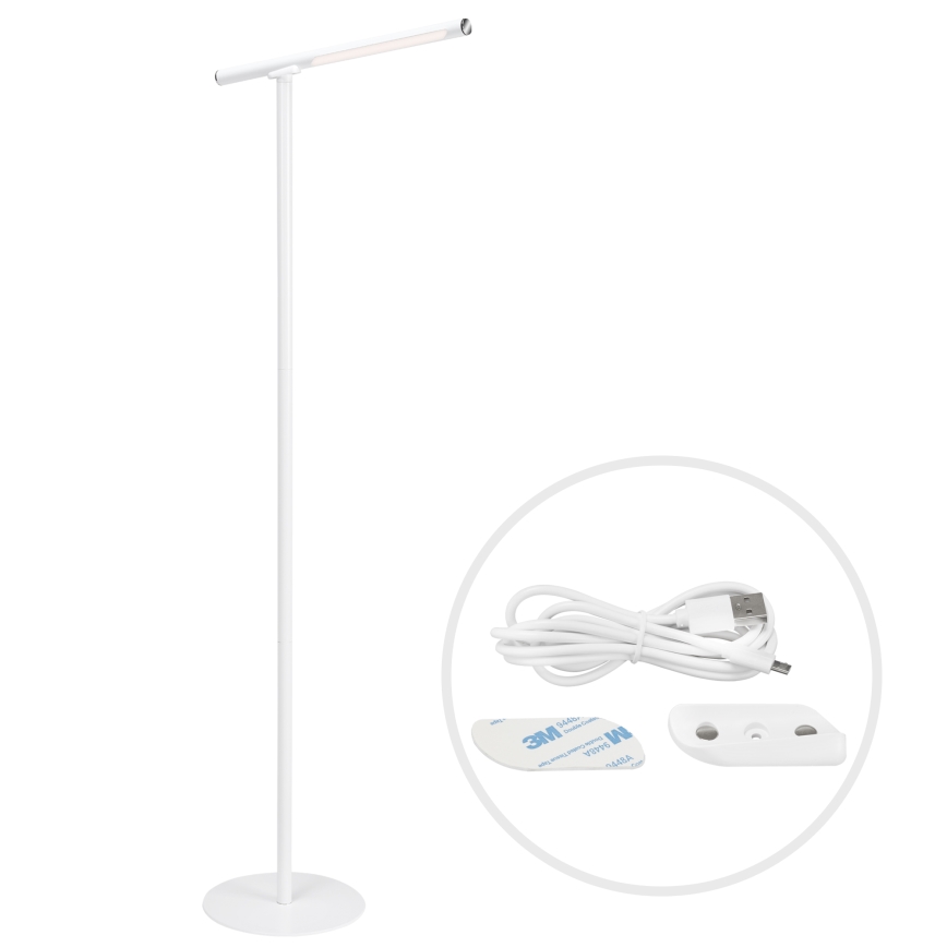 Briloner 1384-016 - LED Himmennettävä kosketus lattialamppu 2in1 EVERYWHERE LED/2,3W/5V