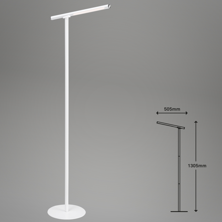 Briloner 1384-016 - LED Himmennettävä kosketus lattialamppu 2in1 EVERYWHERE LED/2,3W/5V