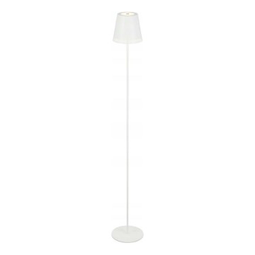 Briloner 1438016 - LED Himmennettävä kosketus lattialamppu 3in1 LED/3,5W/5V IP44 3000K 38-130 cm valkoinen