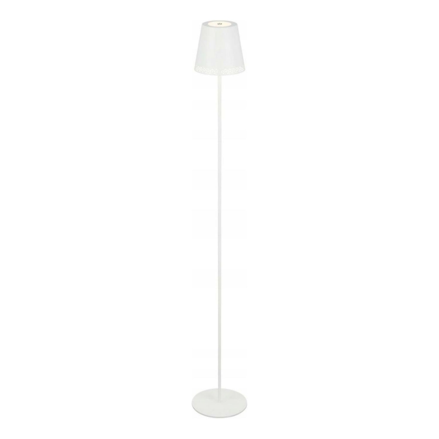 Briloner 1438016 - LED Himmennettävä kosketus lattialamppu 3in1 LED/3,5W/5V IP44 3000K 38-130 cm valkoinen