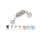 Briloner 2040-022 - LED RGB Himmennettävä kohdevalo 2xLED/3,3W/230V + Kauko-ohjaus