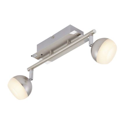 Briloner 2040-022 - LED RGB Himmennettävä kohdevalo 2xLED/3,3W/230V + Kauko-ohjaus