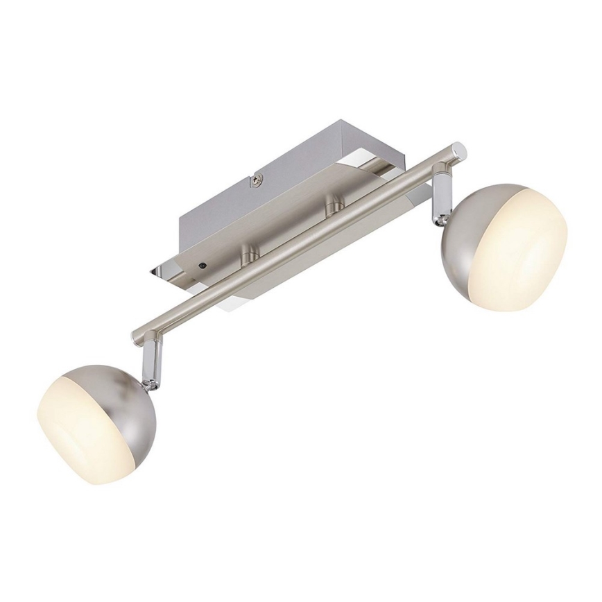Briloner 2040-022 - LED RGB Himmennettävä kohdevalo 2xLED/3,3W/230V + Kauko-ohjaus